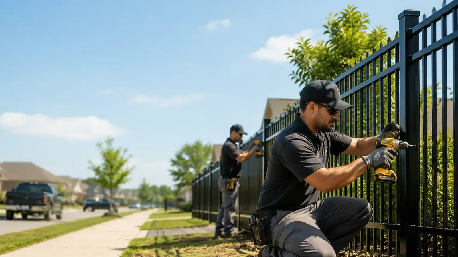 Metal Fence Installation in Dedham, MA
